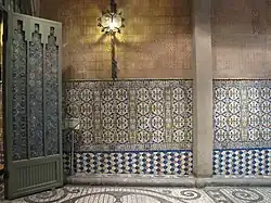 Detalle del vestíbulo.