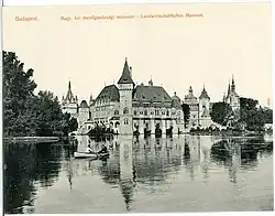 Vista del castillo en 1904