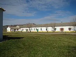 Casas de los colonos.