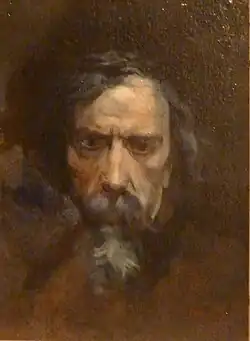 Autoportrait (1874), óleo sobre lienzo, París, Museo de Orsay.