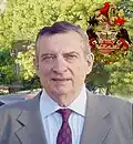 Araldo di Crollalanza (1935-2014), presidente honorario del Anuario desde 2006 hasta 2014.
