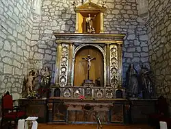 Retablo utilizado como retablo mayor