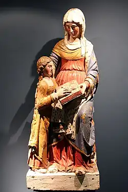 Educación de la virgen - Autor desconocido (Siglo 16)