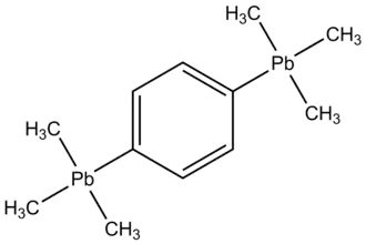 1,4-bis(trimetilplumbil)benceno