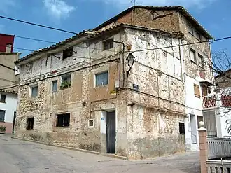 Detalle de arquitectura tradicional vernacular en Casas Altas (Valencia), año 2003