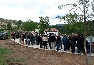 Detalle de la Romería de Santa Quiteria, en Hoya de la Carrasca, año 2013.