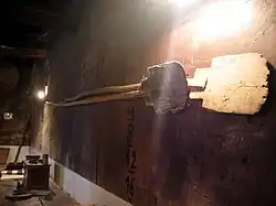 Detalle de palas de hornear en el «Museo del Pan» de Mas del Olmo, Ademuz (Valencia).