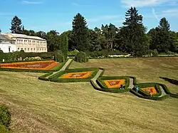 Terraza de las rosas.