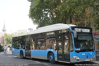 110 en Pl. Manuel Becerra (Madrid) agosto 2021