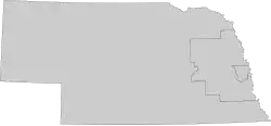 3.º distrito ubicada en Nebraska