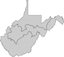 2.º distrito ubicada en Virginia Occidental