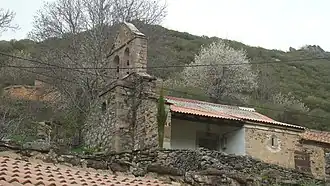 Espadaña de la iglesia.
