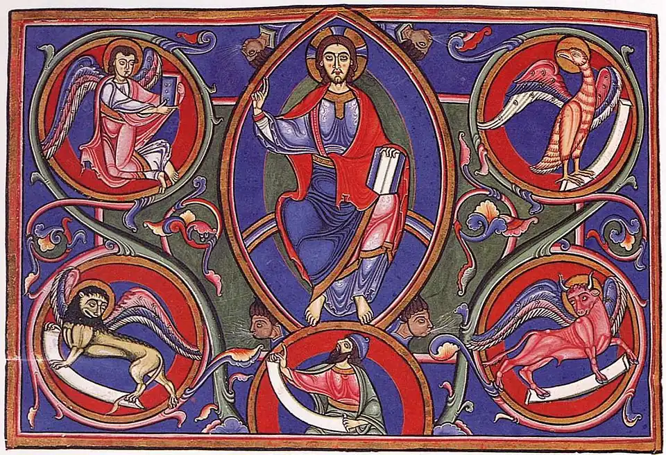 Biblia de Bury, Cristo en gloria