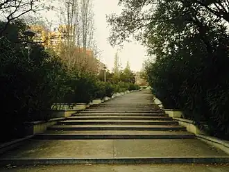 Escaleras en torrente de Monner.