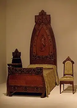 Conjunto de dormitorio.