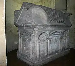 Sarcófago paleocristiano del s. III d. C.