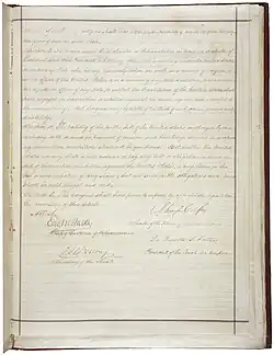 Segunda página de la Enmienda.