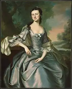 Joseph Blackburn, Susan Apthorp, 1757.