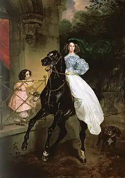 La amazona, Briulov (1832).