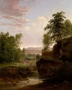 View toward the Hudson River, 1839, Museo de Arte de la Universidad de Princeton