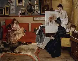 En el estudio, 1888