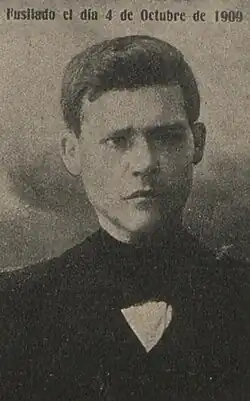 Ramón Clemente García (fusilado el 4 de octubre de 1909)