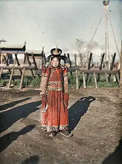 Una mujer de Mongolia, en 1913.