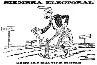 «Siembra electoral» (Heraldo de Madrid, 1918)