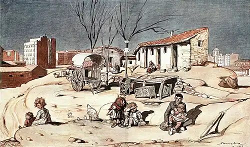 "Un oasis en los alrededores de Atocha" (La Esfera, 1923)