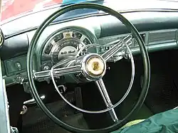 Interior del Chrysler Imperial Custom cupé de 1953