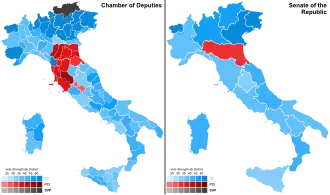 Elecciones generales de Italia de 1953