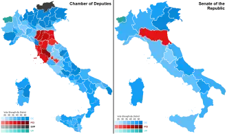Elecciones generales de Italia de 1958