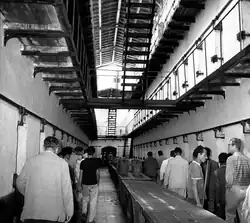 Interior de la Penitenciaria en febrero de 1961.