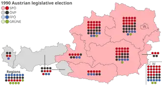 Elecciones generales de Austria de 1990