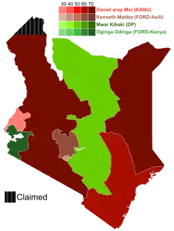 Elecciones generales de Kenia de 1992
