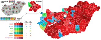 Elecciones parlamentarias de Hungría de 1994