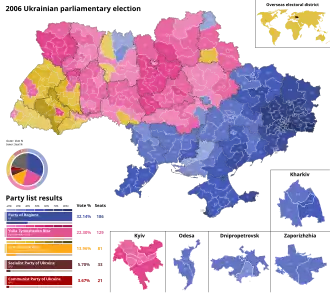 Elecciones parlamentarias de Ucrania de 2006