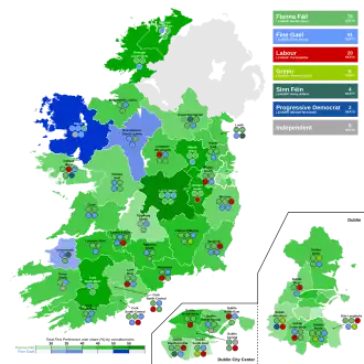 Elecciones generales de Irlanda de 2007