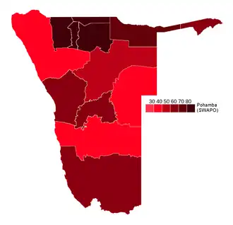 Elecciones generales de Namibia de 2009