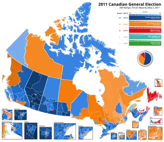Elecciones federales de Canadá de 2011