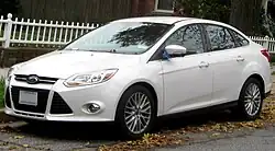 Vista delantera del Focus sedan