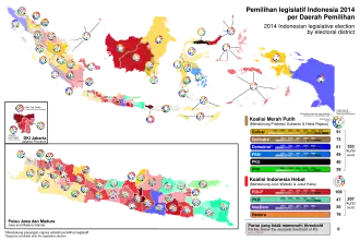 Elecciones legislativas de Indonesia de 2014