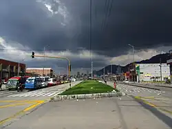 La Décima a la altura de la calle 2, barrio Las Cruces