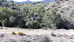 Ruinas de antiguos molinos a orillas del río Cega