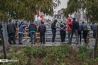 Simpatizantes de las manifestaciones.