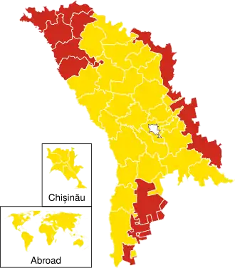 Elecciones parlamentarias de Moldavia de 2021