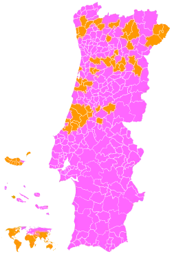 Resultados por municipios