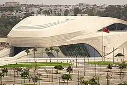Gran Teatro de Rabat con capacidad para 2000 asistentes, obra de la arquitecta Zaha Hadid