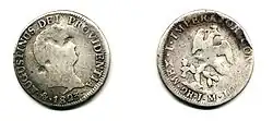 Escudo en Moneda de 1823.