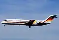 McDonnell Douglas DC-9-32 (XA-ADK) aterrizando en el Aeropuerto Internacional de Los Ángeles